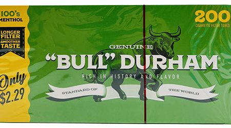 Bull Durham Menthol Cigarette Tubes, 100mm, 200 Count (Pack of 5) Online